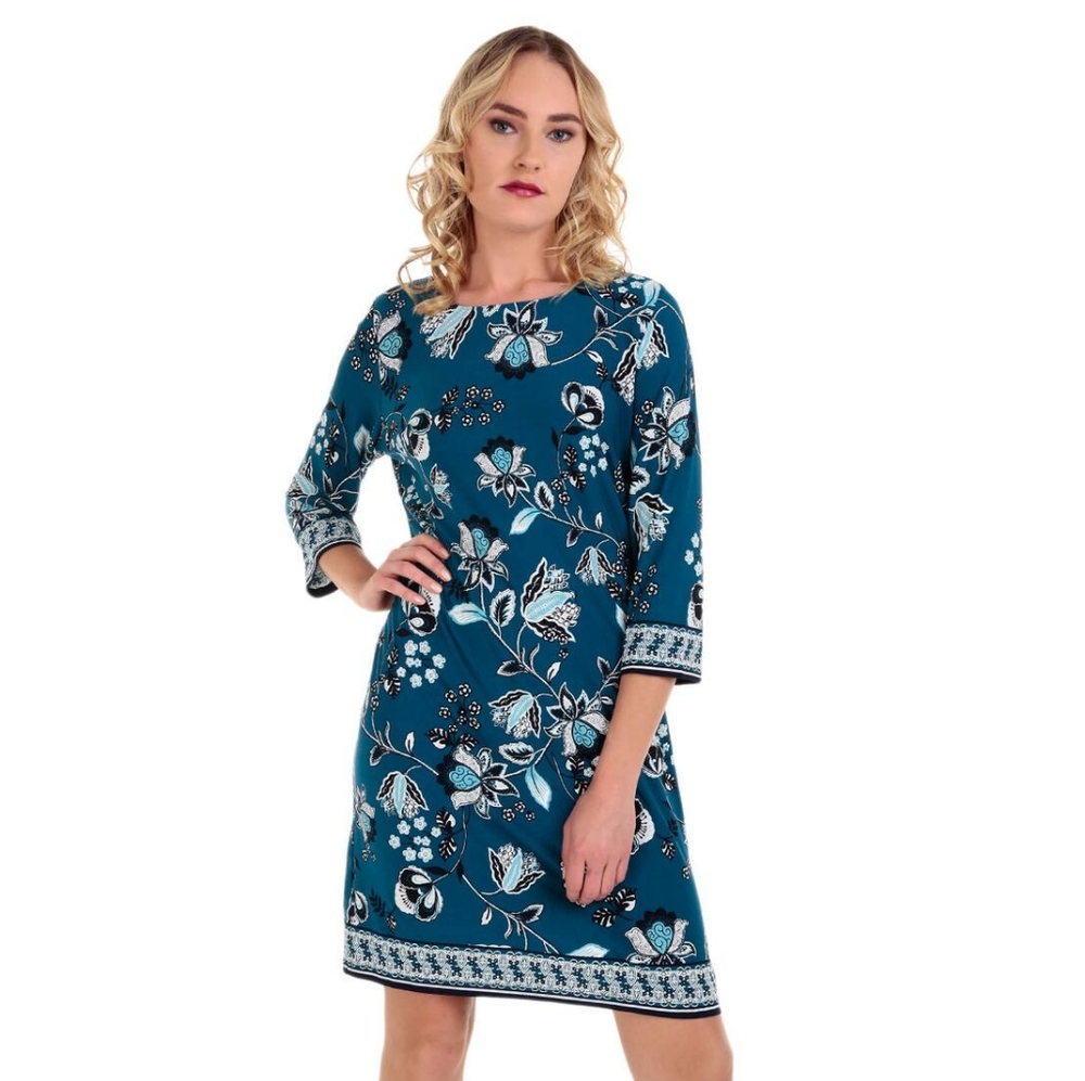 Sandra Darren Floral Shift Dress